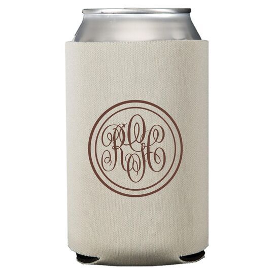 Double Circle Monogram Collapsible Huggers